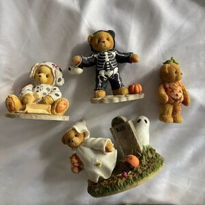 Cherished Teddies Halloween Set of 4